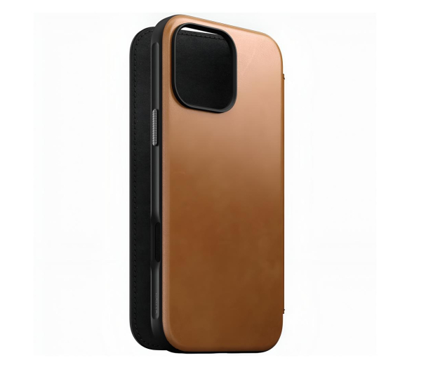 Nomad Modern Leather Folio do iPhone 16 Pro english tan - 1288738 - zdjęcie 2